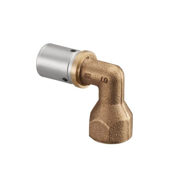 COUDE A SERTIR 20x2,5mm x1/2" FEMELLE