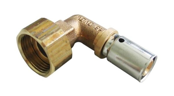 COUDE A SERTIR AVEC ECROU 16x2mm x 3/4"F