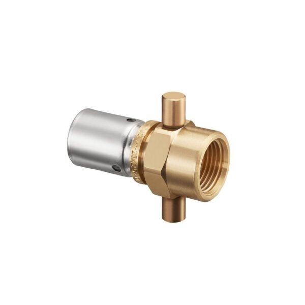 RACCORD A SERTIR AVEC DISP. CONTRE TORSION 20x2.5mmx1/2"F